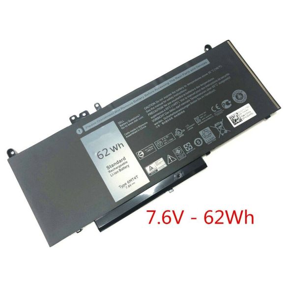 Pin Dell latitude E5270, E5470, E5570 6MT4T (7.6V-62Wh) ZIN